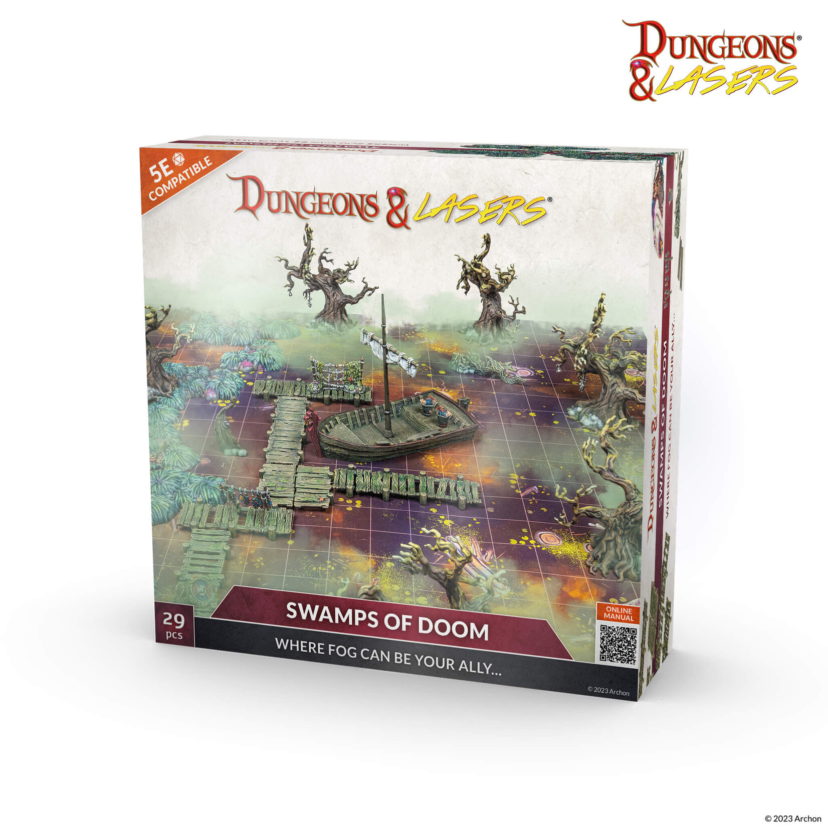 DUNGEONS AND LASERS SWAMPS OF DOOM