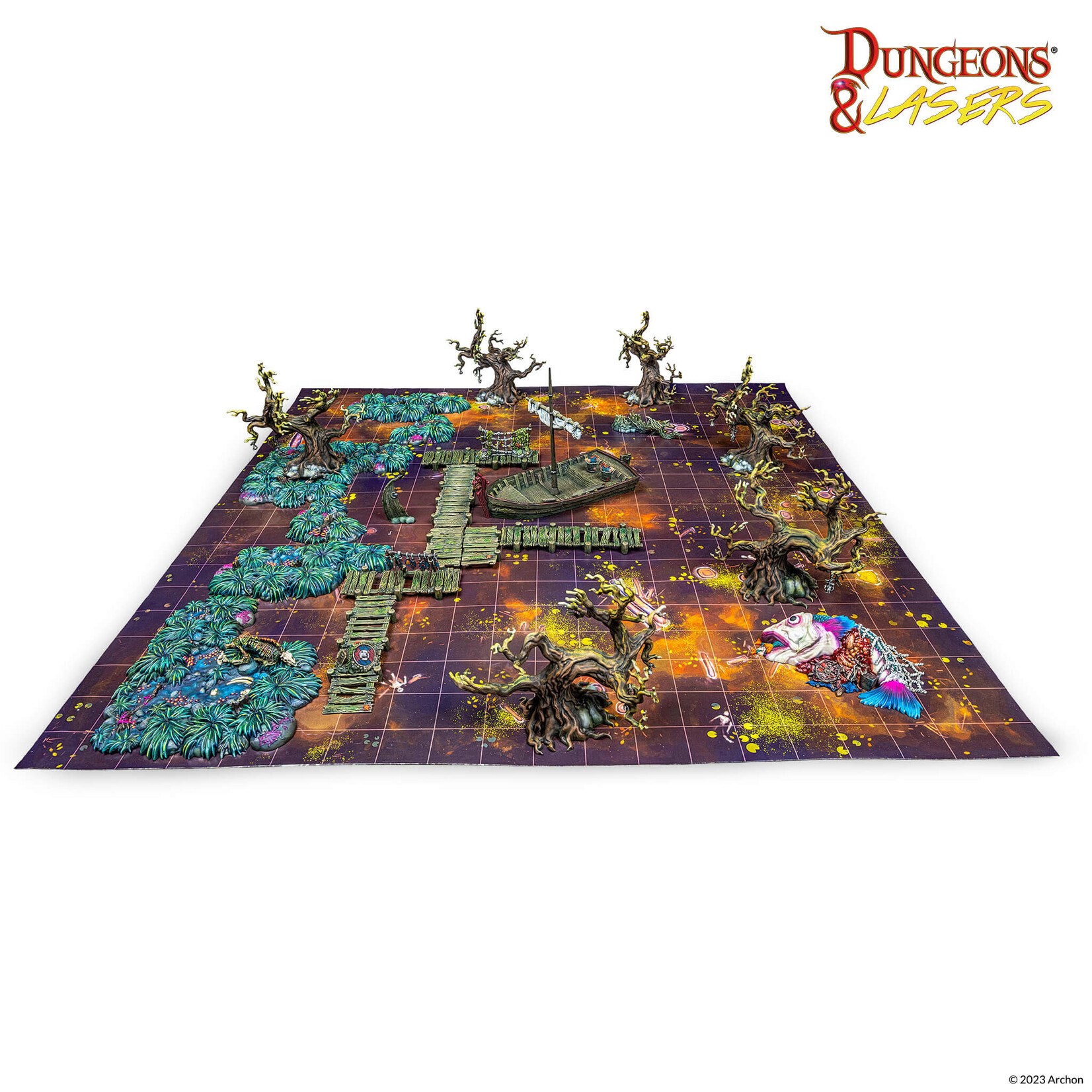 DUNGEONS AND LASERS SWAMPS OF DOOM