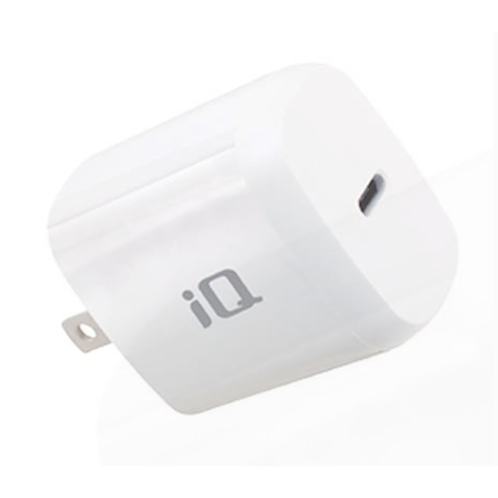 iQ iQ USB PD 20W Wall Charger White with Foldable Prongs