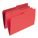 Pendaflex FILE FOLDER-LEGAL 10.5 POINT REVERSIBLE, RED -R615 RED
