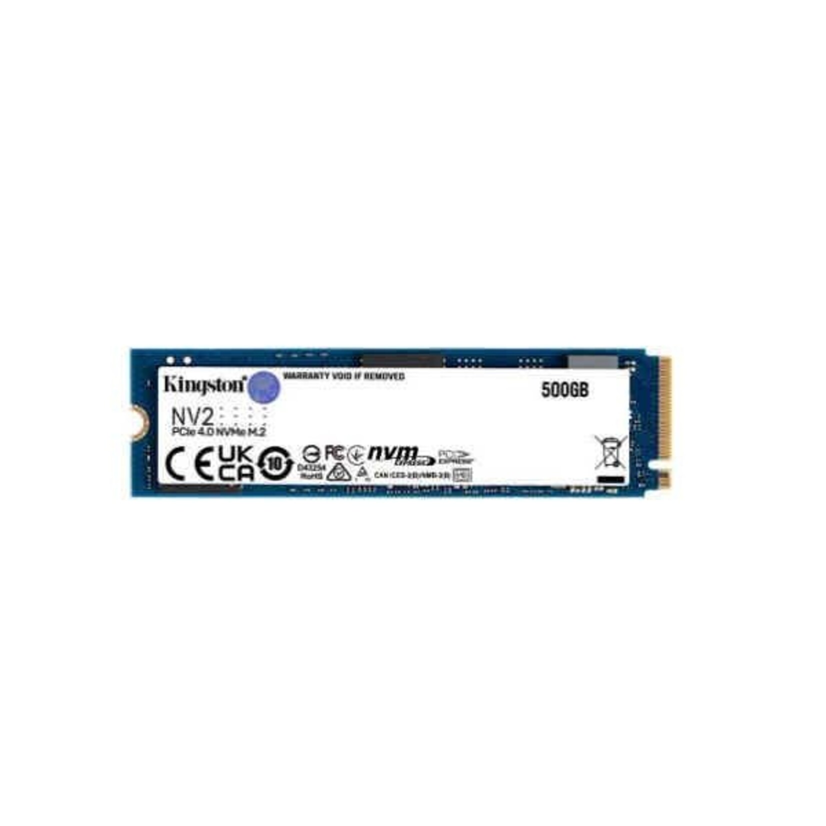 Kingston Hard Drive - SSD - KINGSTON NV2 500G M.2 2280 NVME PCIE INTERNAL SSD UP TO 3500 MB/S SNV2S/500G