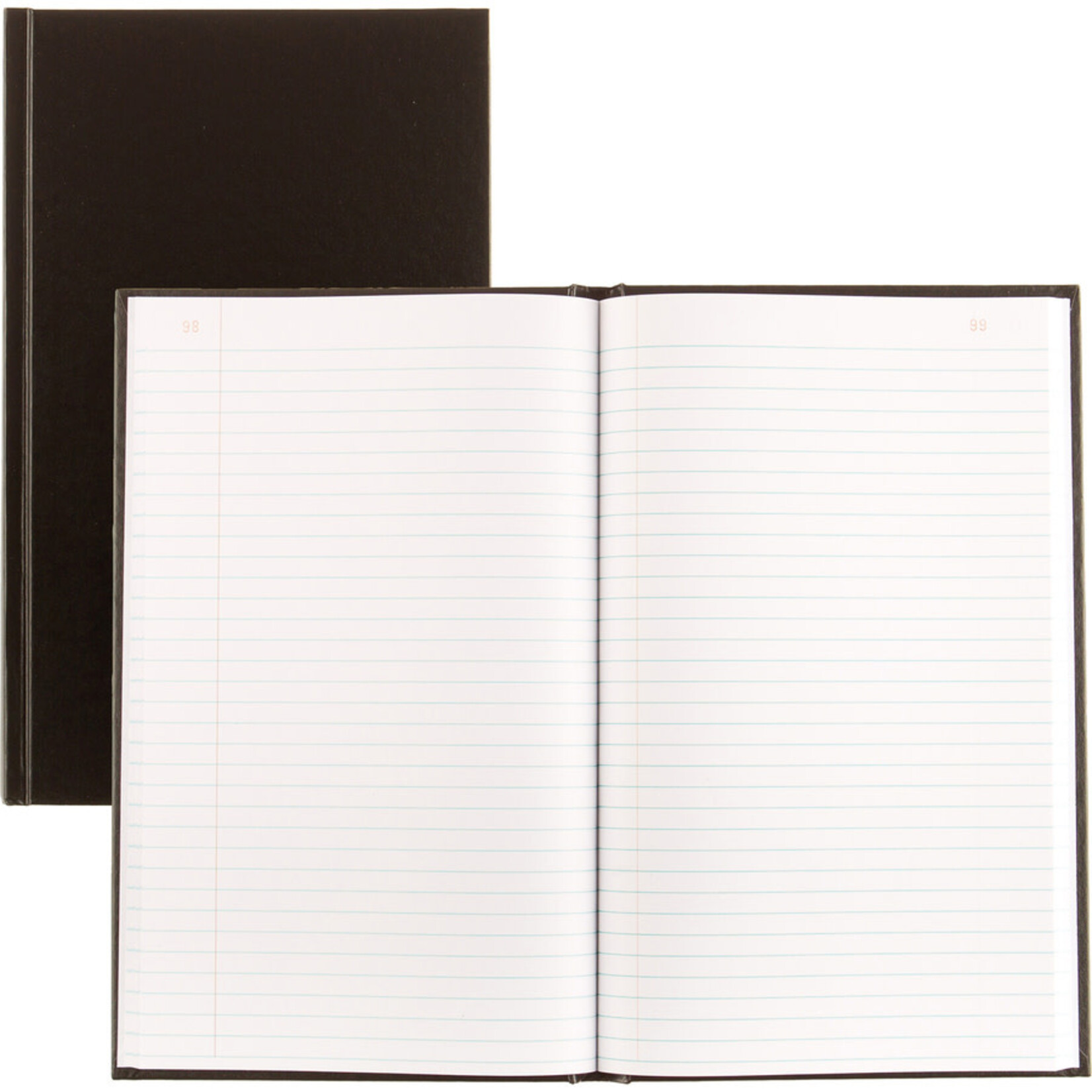 Blueline ACCOUNT BOOK-HARD, 200 PAGE WHITE 12.5X7-7/8 RECORD