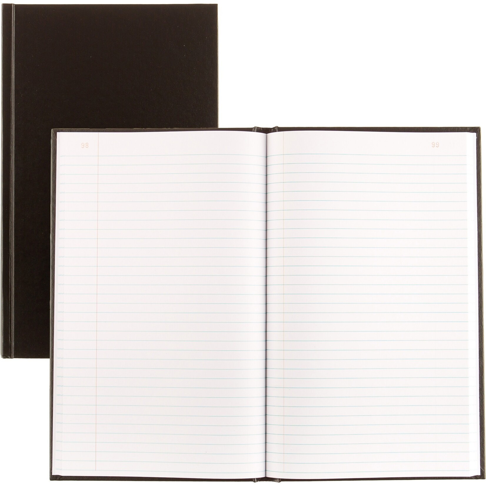Blueline ACCOUNT BOOK-HARD, 200 PAGE WHITE 12.5X7-7/8 RECORD