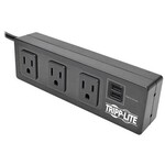 Tripp Lite TRIPP LITE 3-OUTLET SURGE STRIP CLAMP W/2-PORT USB