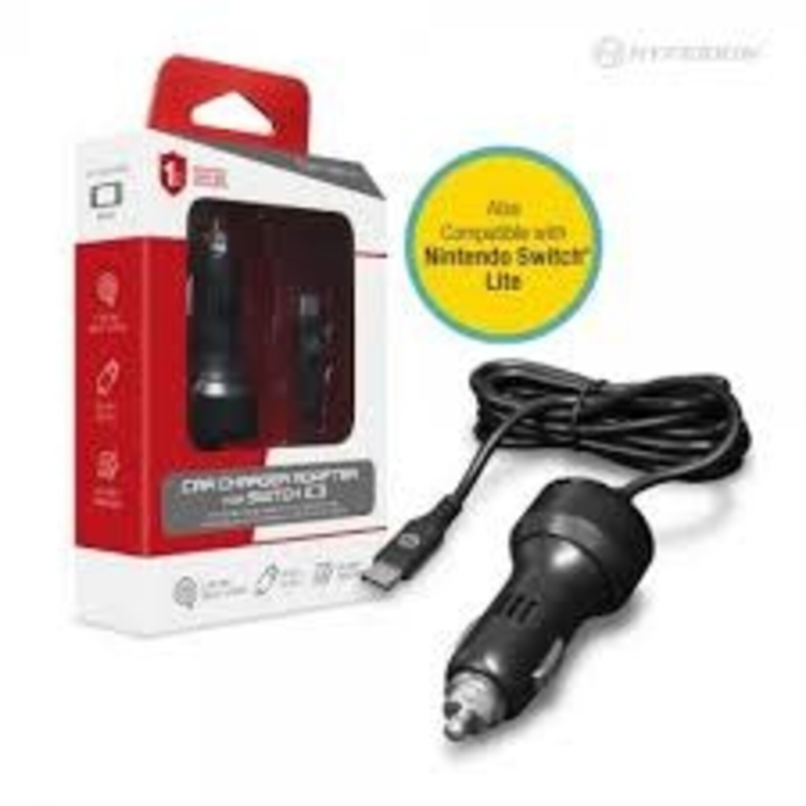Nintendo Switch 5Ft Car Charger Adapter Type-C USB Hyperkin