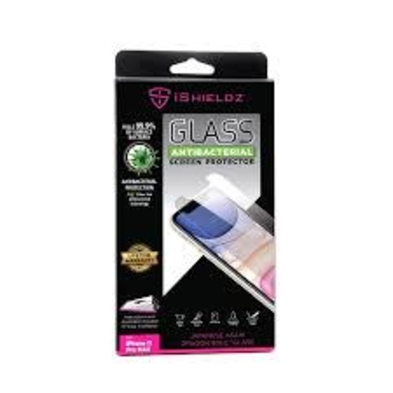 iShieldz ISHIELDZ ANTIBACT GLASS IPHONE12 PRO MAX 6.7