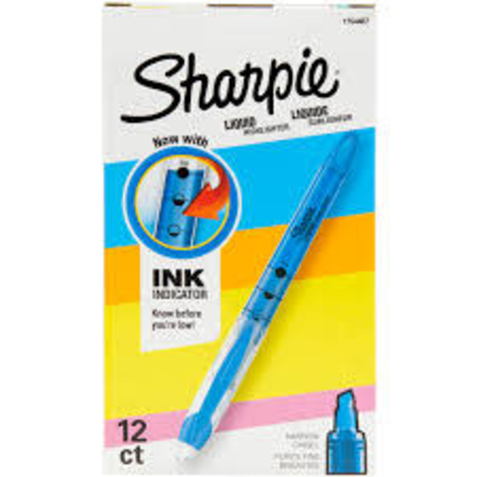 Sharpie SHARPIE LIQUID HIGHLIGHTER, FLUORESCENT BLUE 12/BOX