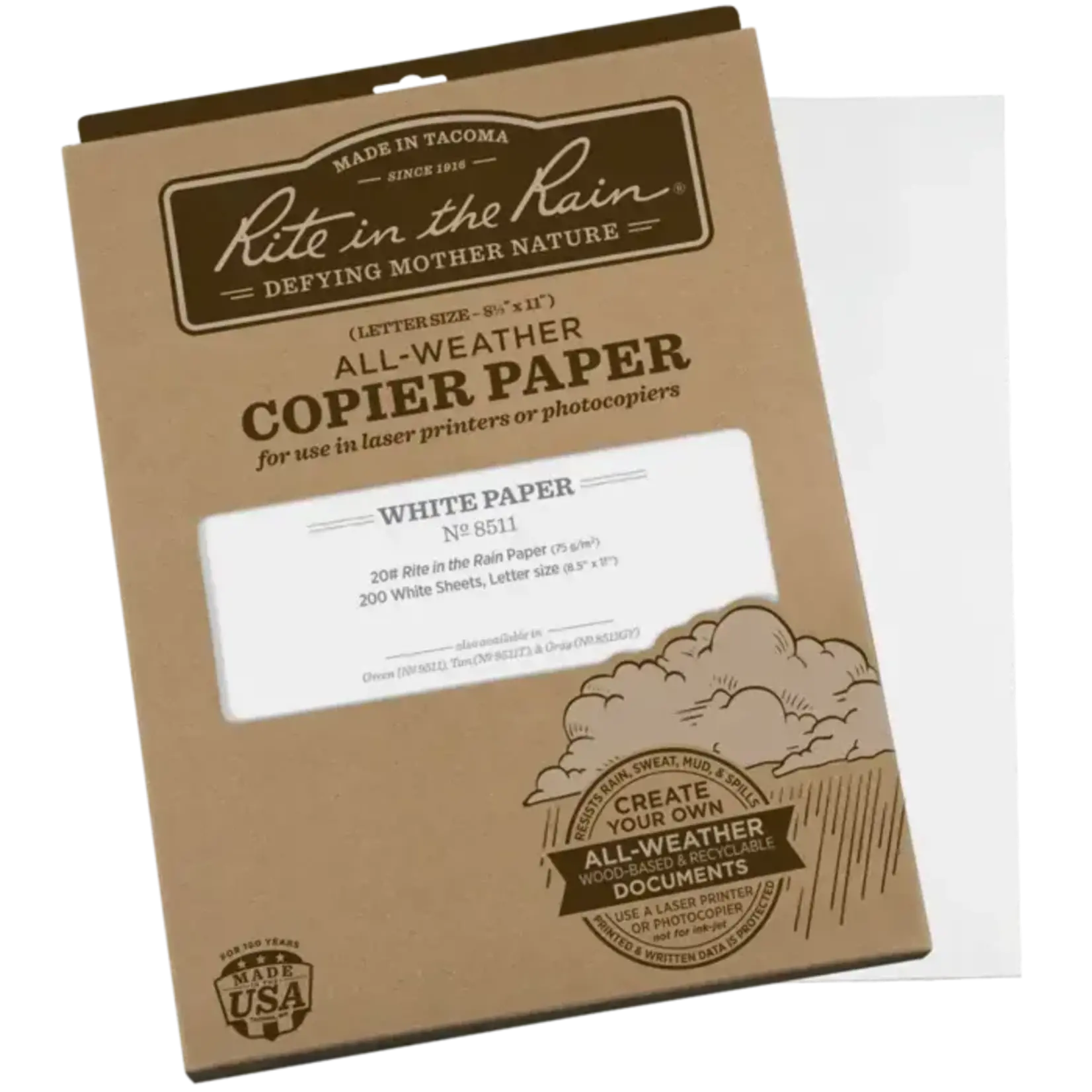 Rite in the Rain Rite in the Rain - All-Weather Copier Paper 200 Sheets