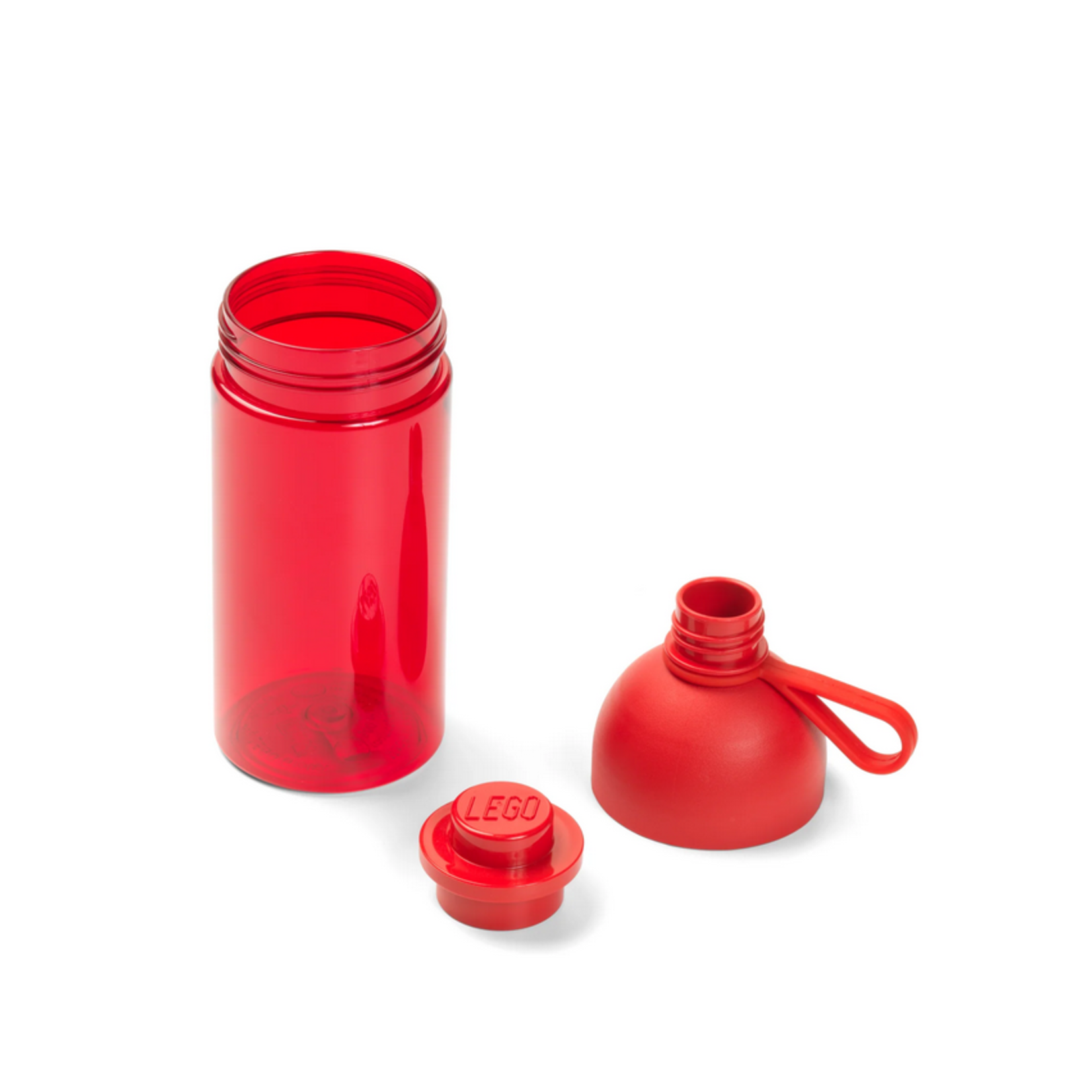 LEGO 40420001 Hydration Bottle - Transparent Red - 500mL