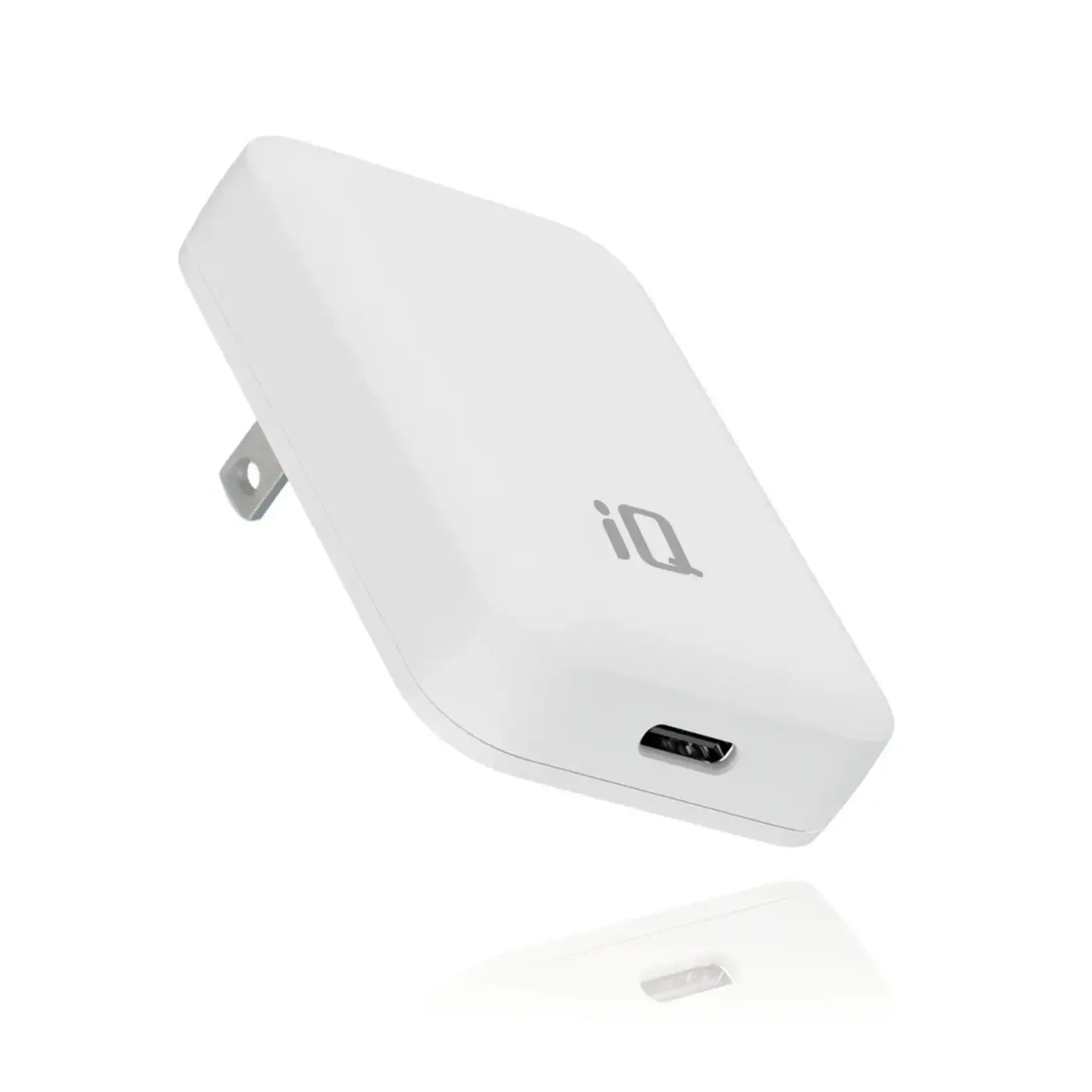 iQ iQ USB PD 35W Wall Charger, White, Slim