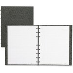 Blueline NOTEBOOK-NOTEPRO, 192 PAGE OSTRICH TWIN-WIRE 9.25X7.25 BLACK