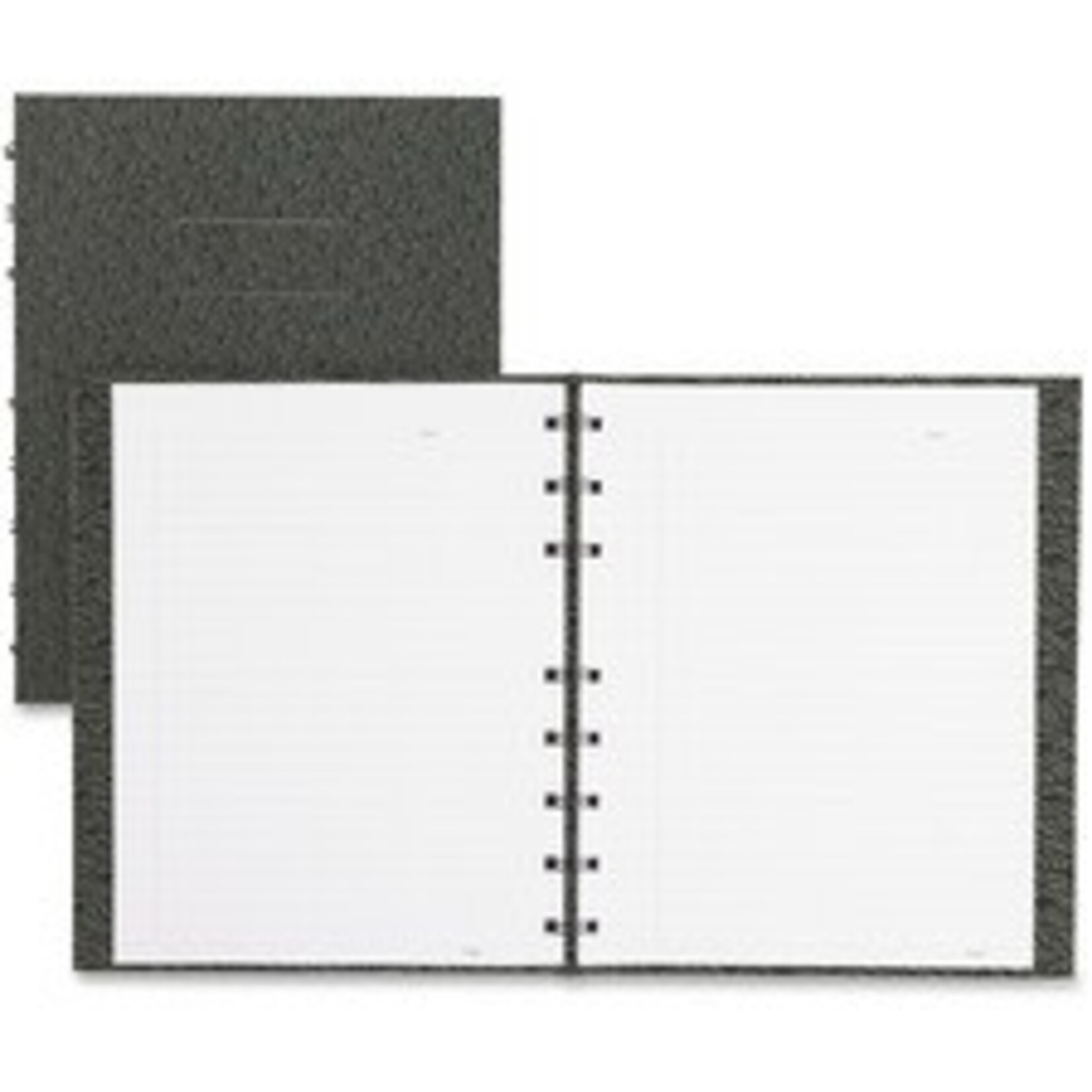Blueline NOTEBOOK-NOTEPRO, 192 PAGE OSTRICH TWIN-WIRE 9.25X7.25 BLACK