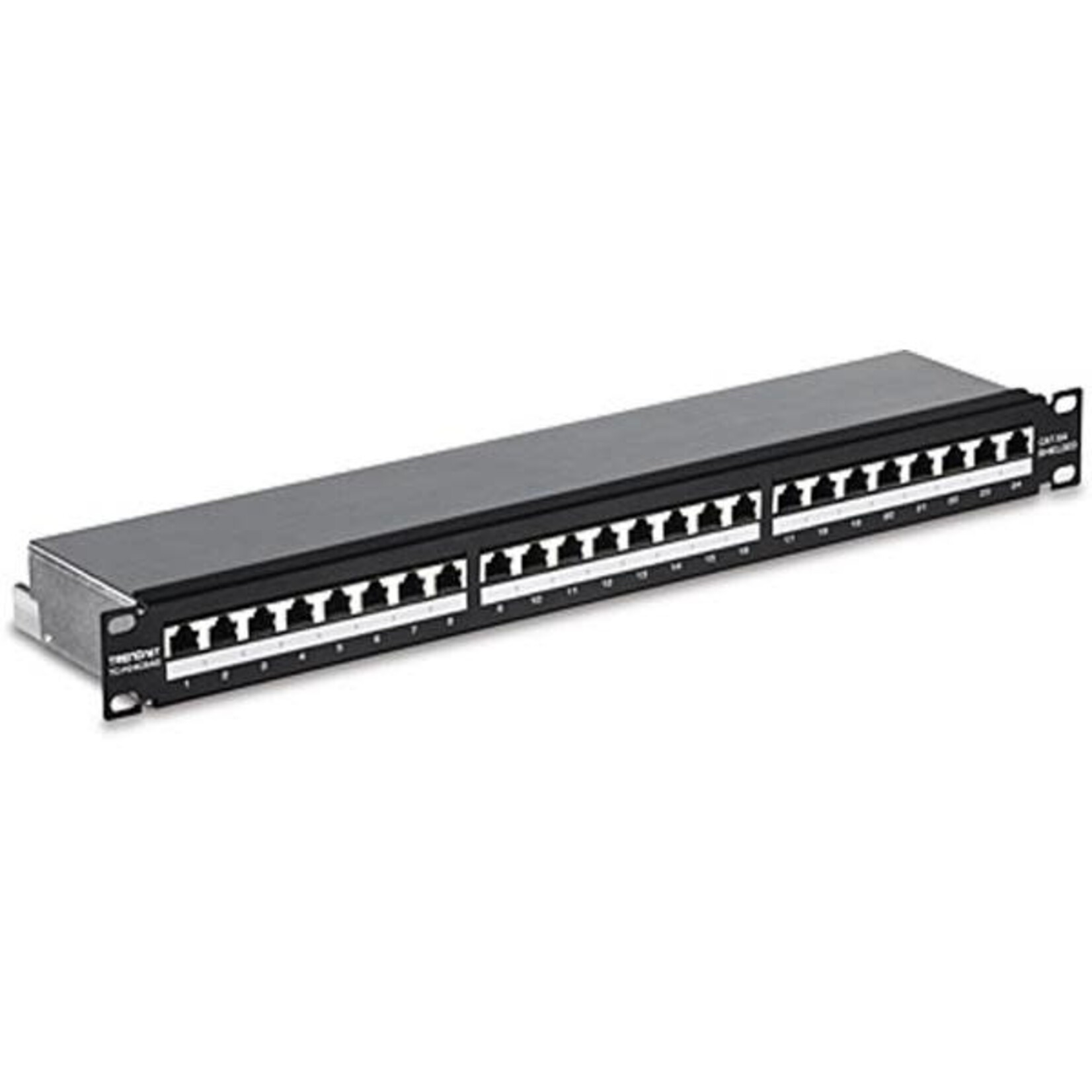 TRENDNET 24-PORT CAT6A SHIELDED 1U PATCH PANEL