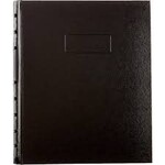 Blueline NOTEBOOK-NOTEPRO, 192 PAGE TWIN-WIRE 9.25X7.25 BLACK