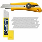 OLFA, DIVISION OF CORELLE BRANDS CANADA Olfa 18mm BN-L Utility Knife With a 10-Pack of Silver Snap Blades