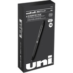 Uni-ball uniball 207 Plus+ Gel Retractable Pen - Med. 0.7 mm - Black - 12/Box