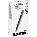 Uni-ball PEN-ROLLER, UNI-BALL, MICRO 0.5MM BLACK 12/BOX