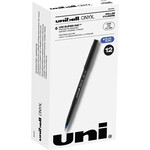 Uni-ball PEN-ROLLER, UNI-BALL ONYX, FINE 0.7MM BLUE 12/BOX