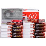TIMCORR Audio Blank Cassettes Tapes: Recorder CD & DVD Player Cassette Tape 60 Minute Time