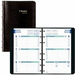 Blueline Blueline Essential Weekly Planner Soft Cover 8" x 5" , Bilingual, Black, Hourly - 2026
