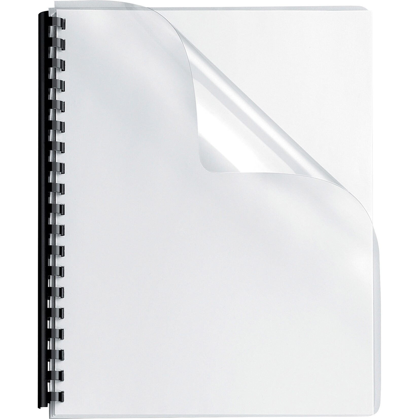 Fellowes BINDING COVER-CLEAR LETTER ROUND CORNER 100/PACK