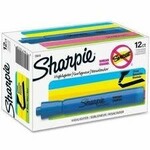 Sharpie HIGHLIGHTER-SHARPIE TANK, TURQUOISE BLUE 12/BOX