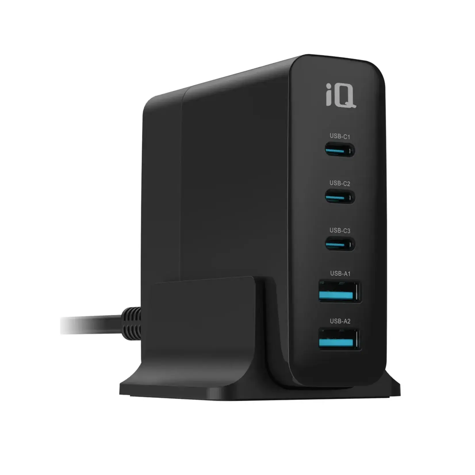 iQ iQ 140W Desktop Charging Station with 3-Type C and 2-Type A