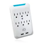 iQ iQ 6-Outlet Surge Protecting Wall Mount with USB