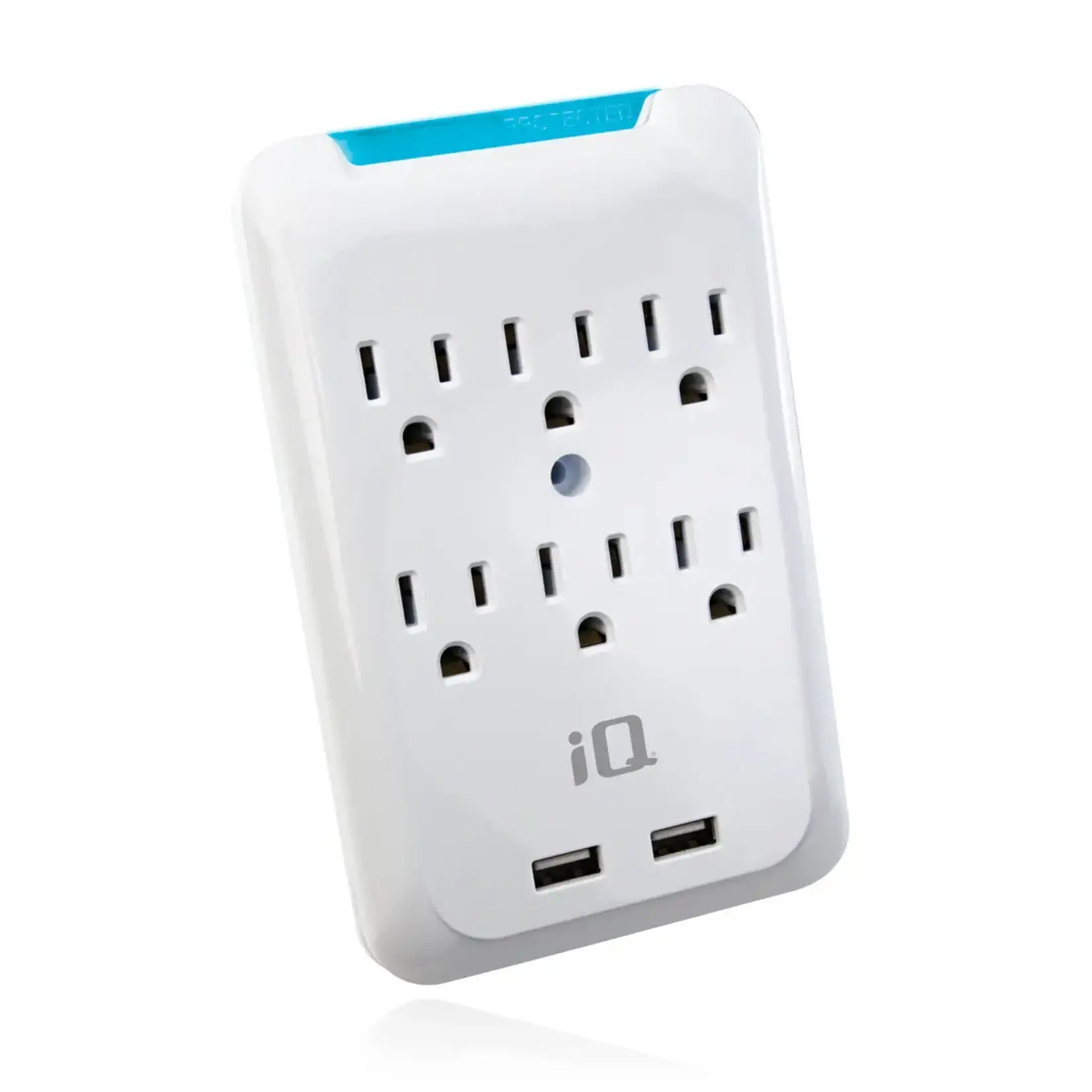 iQ iQ 6-Outlet Surge Protecting Wall Mount with USB