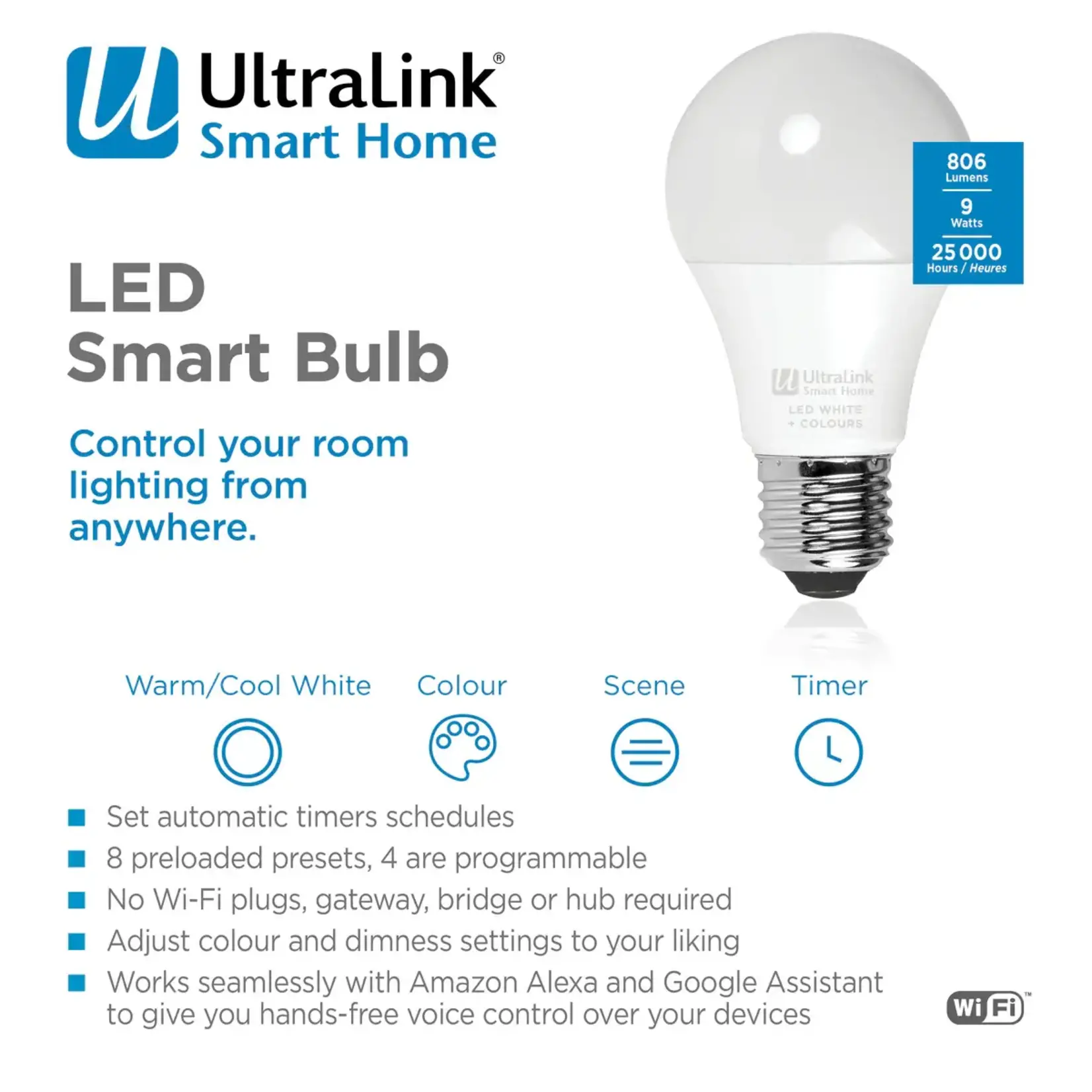 Ultralink UltraLink Smart Home Wifi Bulb