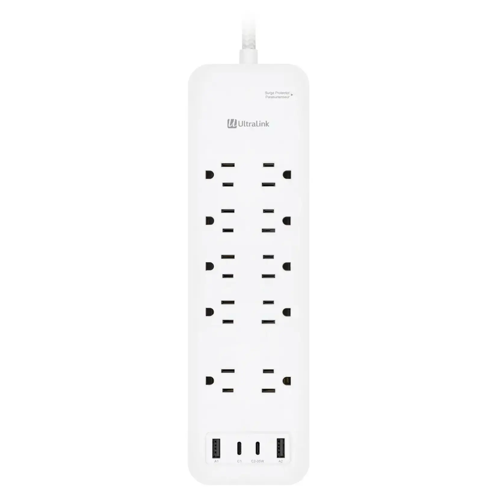 Ultralink Ultralink Performance Surge Protector 10 AC Outlet + 4 USB