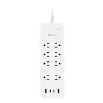Ultralink Ultralink Performance Surge Protector 8 AC Outlet + 4 USB