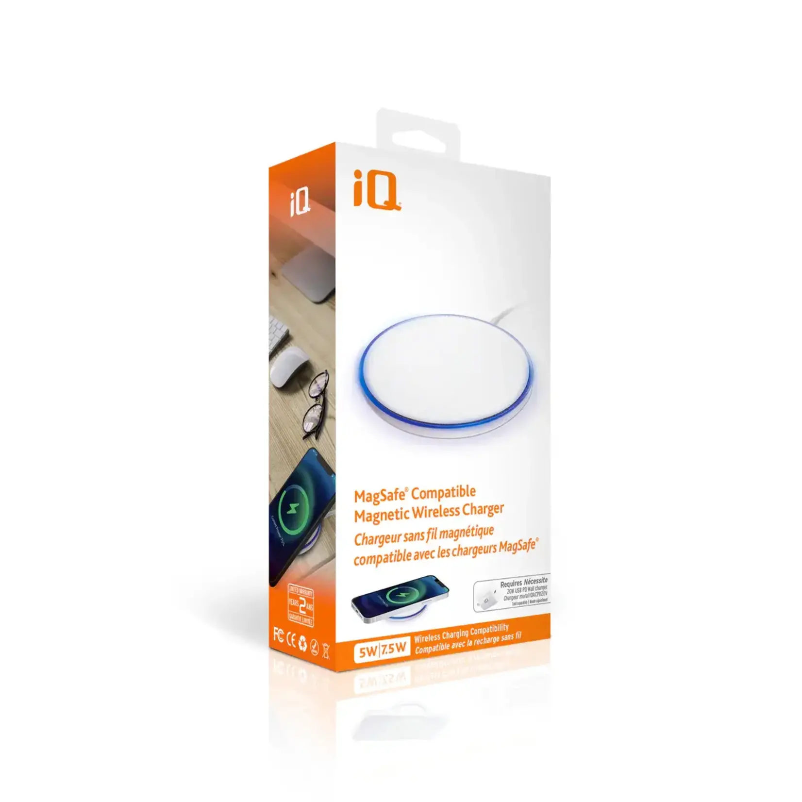 iQ iQ Magsafe Compatible Wireless Charger - 1m/3ft