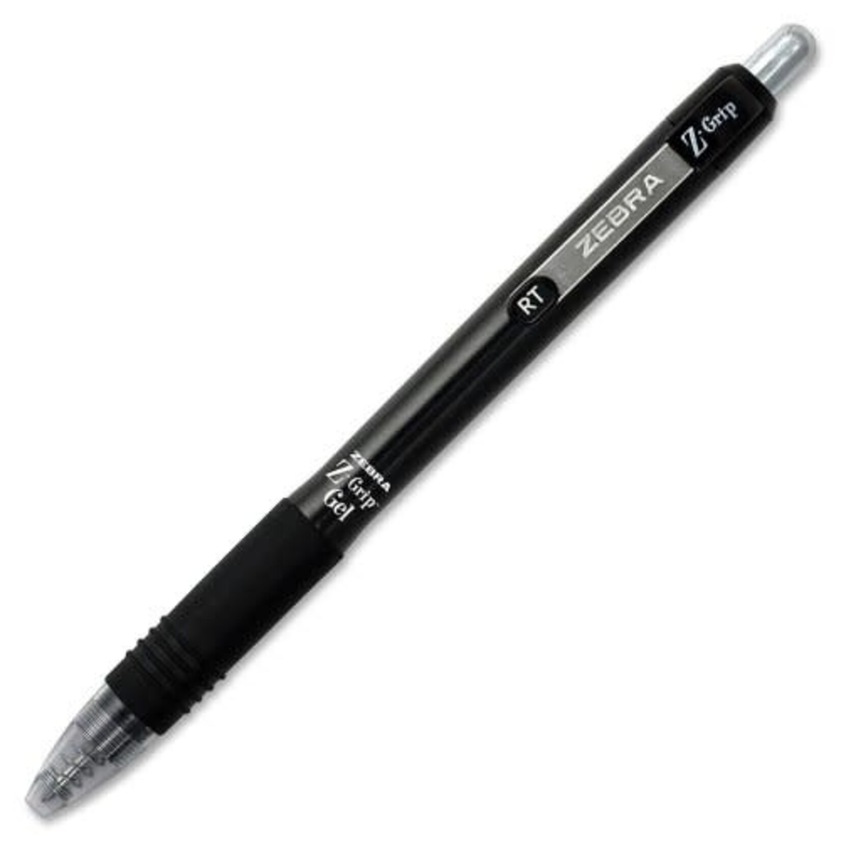 Zebra Pen PEN-RETRACTABLE, Z-GRIP GEL ROLLER, 0.7MM BLACK