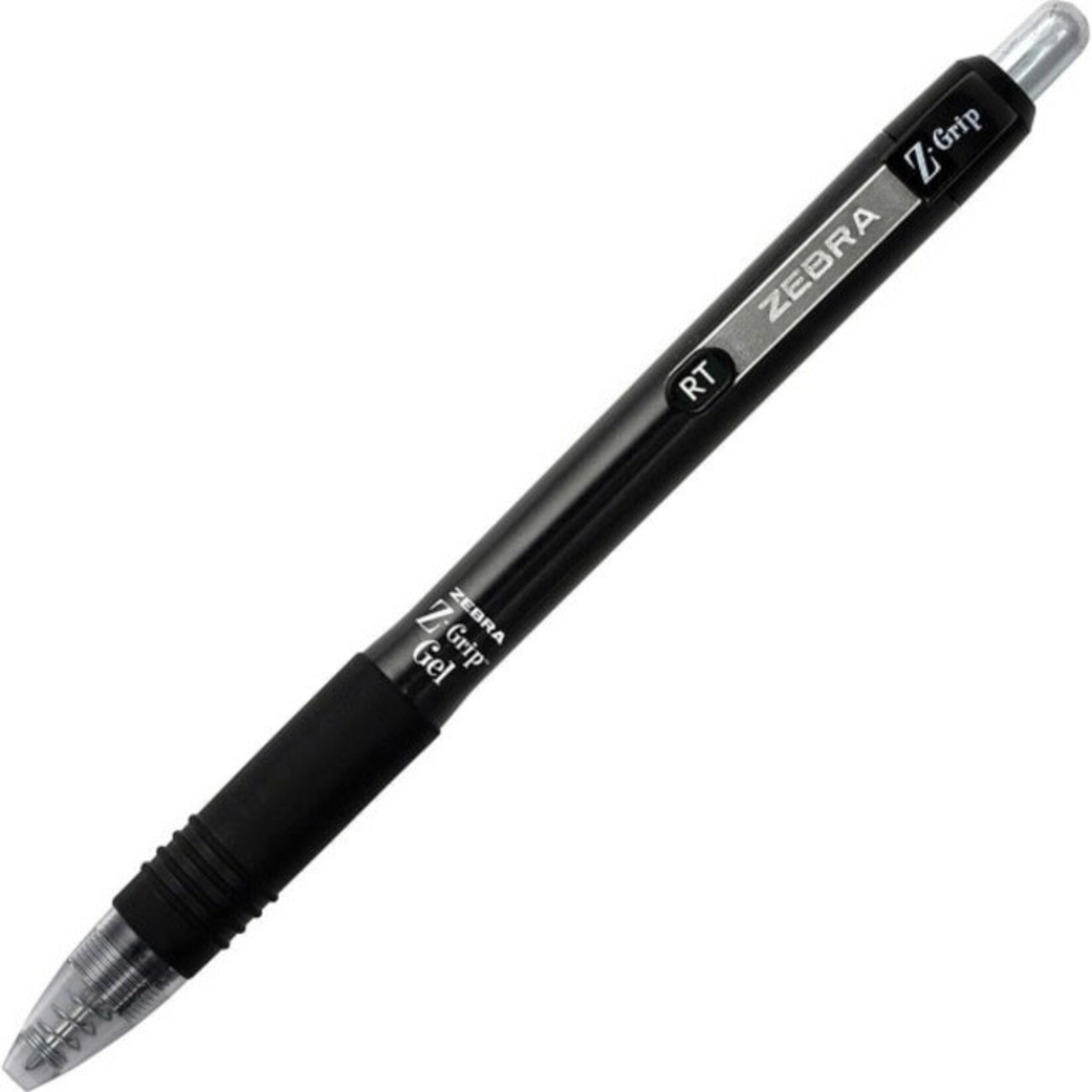Zebra Pen PEN-RETRACTABLE, Z-GRIP GEL ROLLER, 0.7MM BLACK