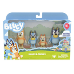 Bluey 4 Piece Figure Set - Assorted