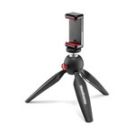Manfrotto PIXI Mini Tripod Black w/ Phone Clamp