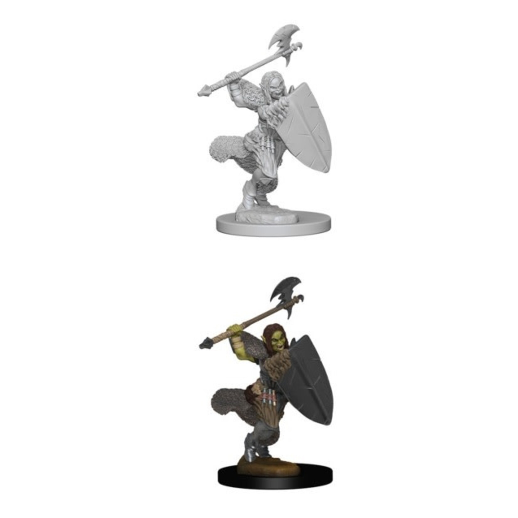 PATHFINDER UNPAINTED MINIS WV1 HALF-ORC FEMALE BARBARIAN