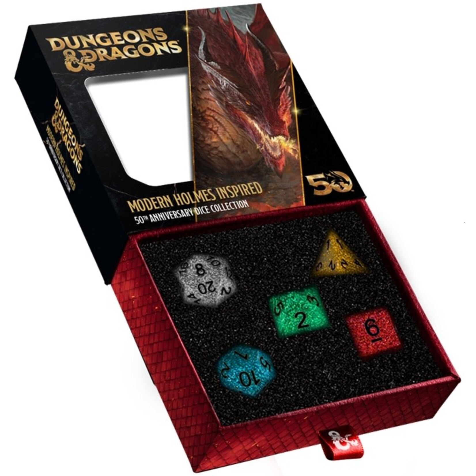DND 50TH ANNIVERSARY DICE COMMEMORATIVE SET