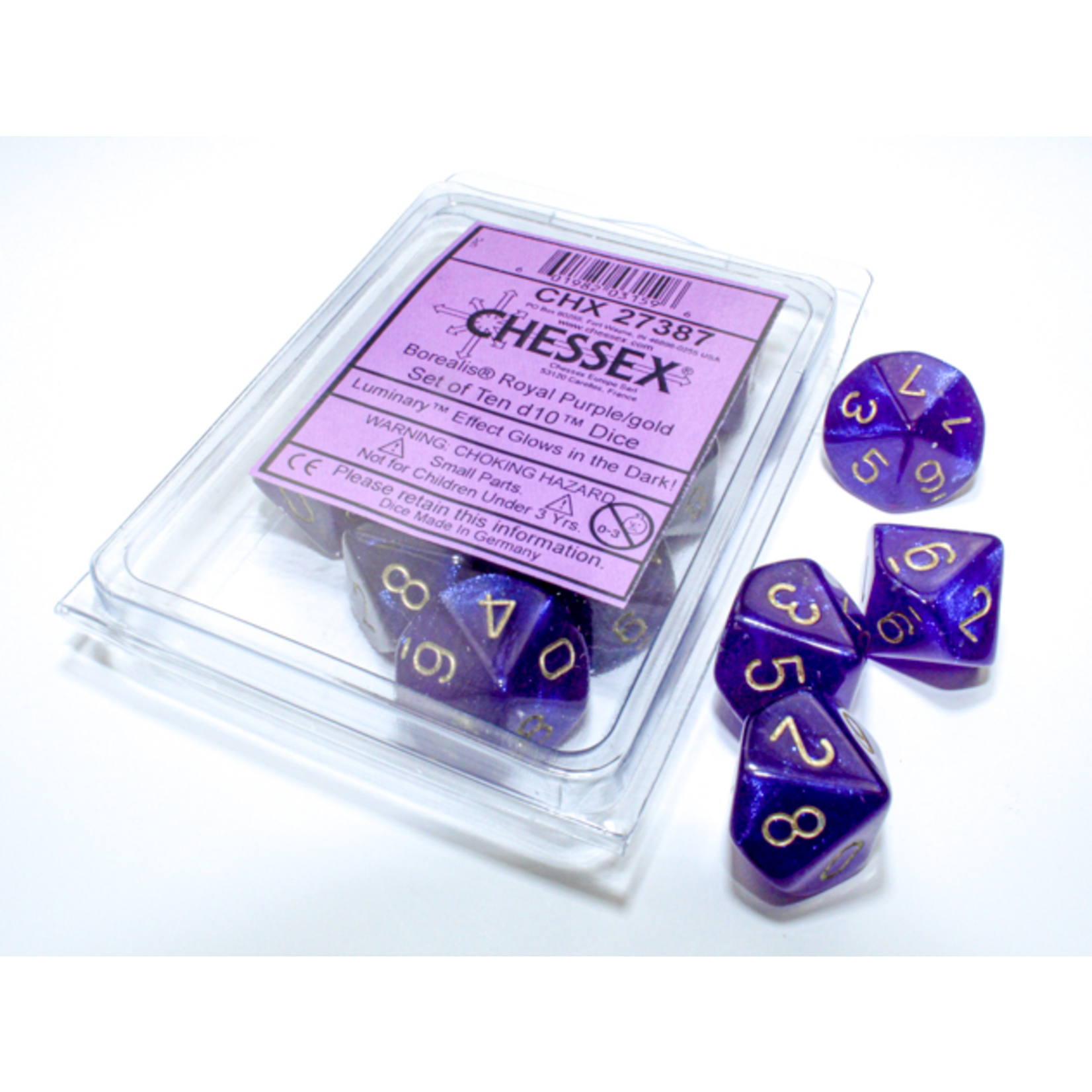 BOREALIS 10D10 ROYAL PURPLE/GOLD LUMINARY