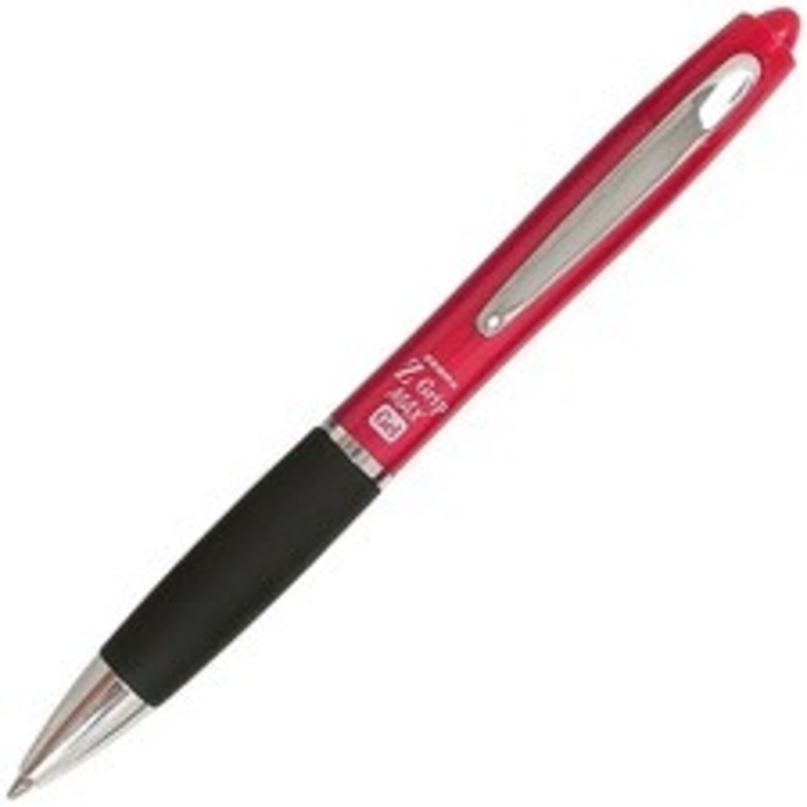 Zebra Pen PEN-RETRACTABLE, Z-GRIP MAX GEL, 0.7MM RED