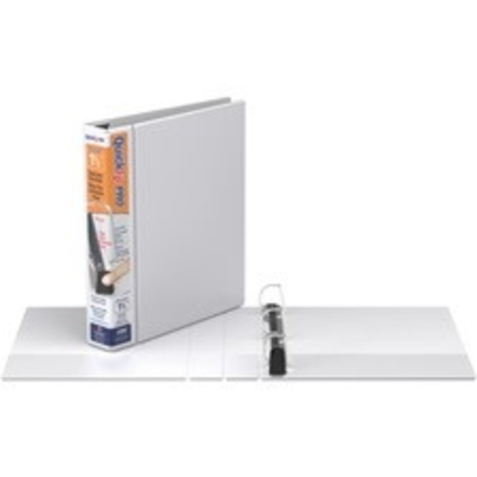 Davis Group BINDER-OVERLAY QUICKFIT PRO, VIEW, 1.5'' D-RING WHITE