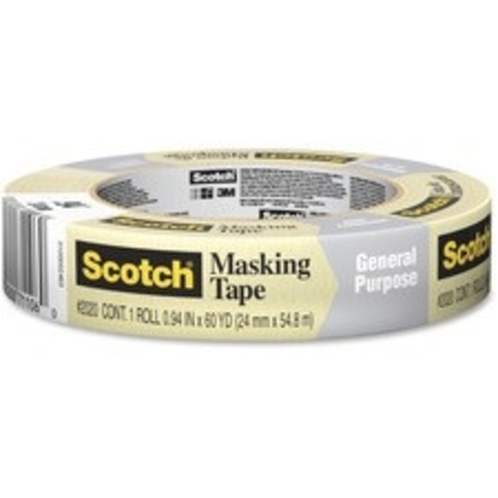 3M TAPE-MASKING, GENERAL PURPOSE 24MMX55M