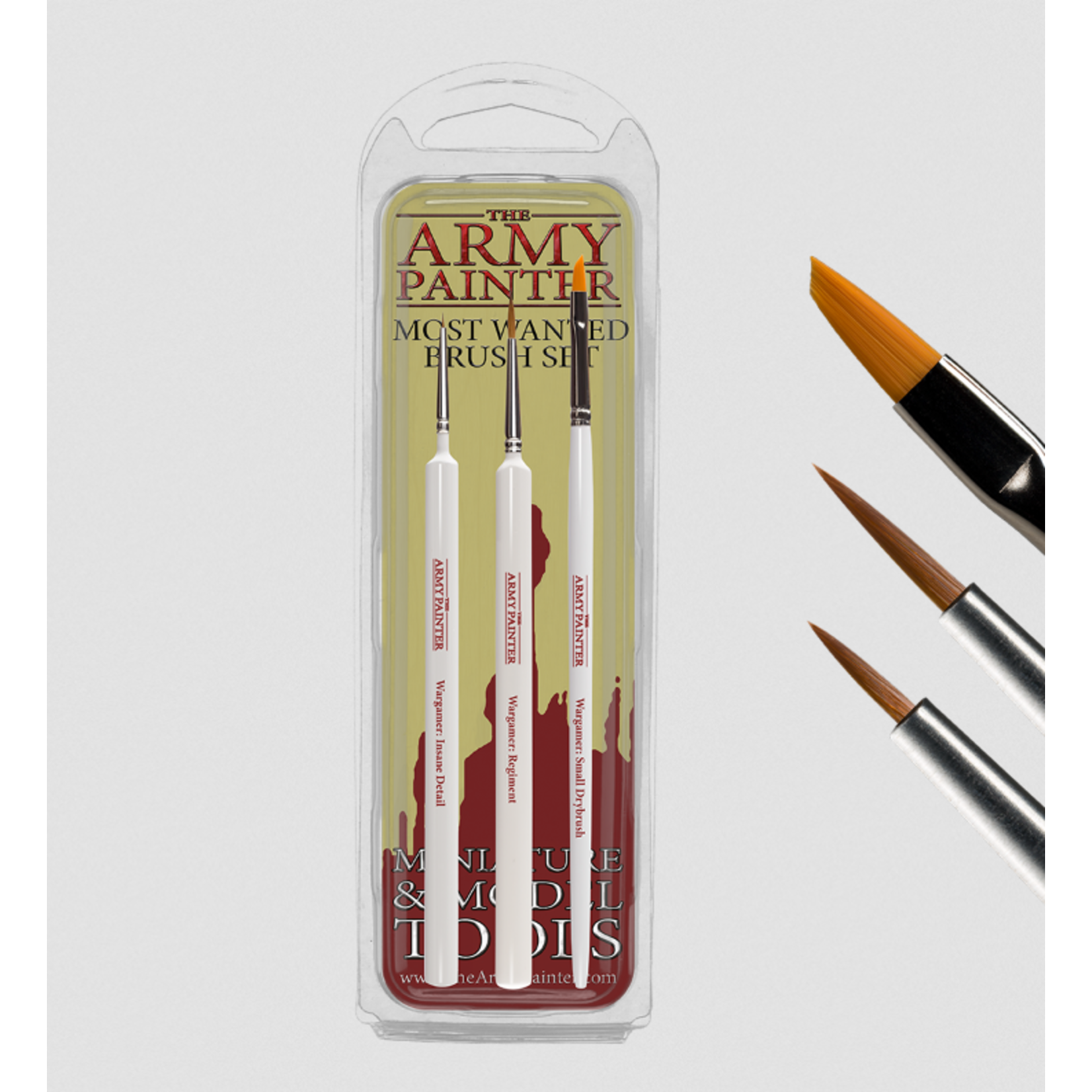 The Army Painter THE ARMY PAINTER - WARGAMERS MOST WANTED BRUSHES