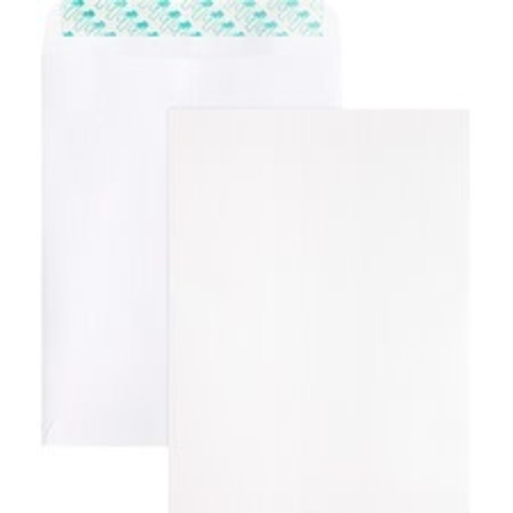 Business Source Self Sealing Catalog Envelope - 9x12 - 28 lb - White - 100/Box