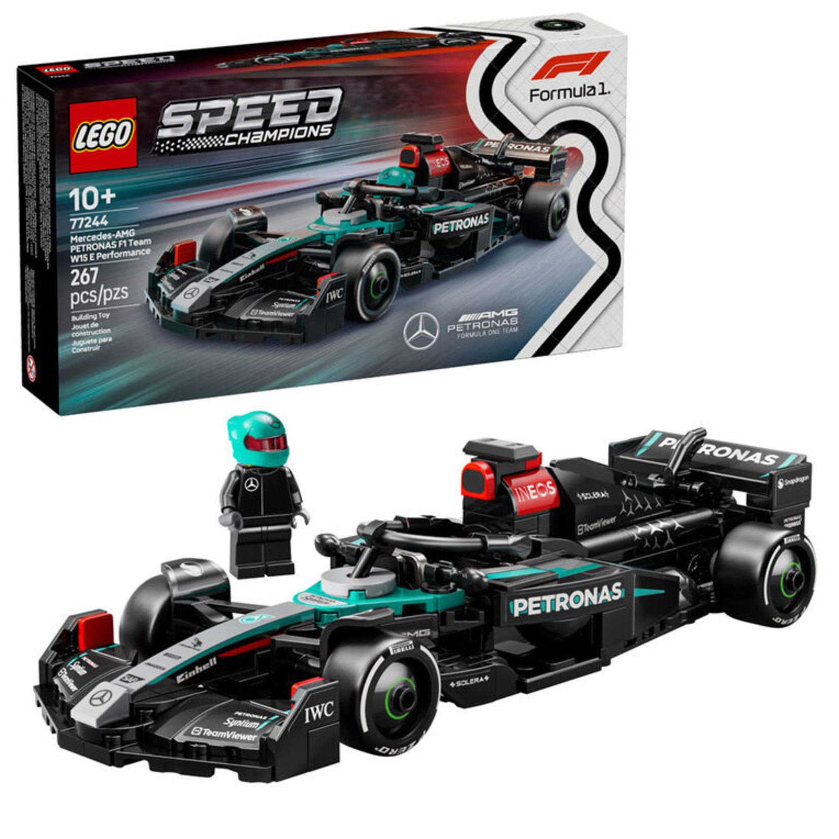 LEGO Speed Champions 77244 Mercedes-AMG F1 W15 Race Car