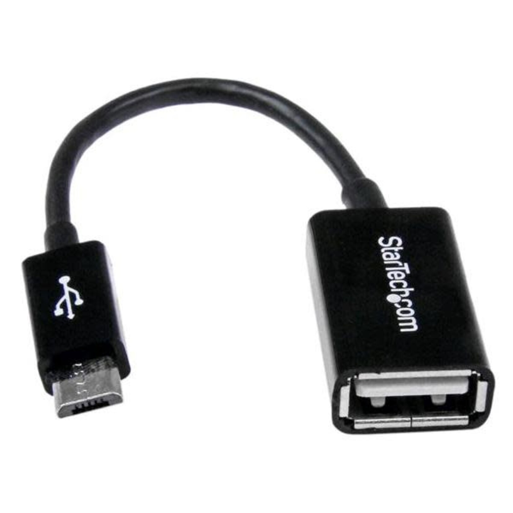 Startech StarTech 5in Micro USB Male to USB A Female On-The-GO Host Cable Adapter