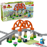 LEGO DUPLO 10426 Train Bridge and Tracks Expansion Set