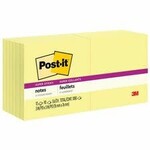 Post-it NOTES-POST-IT, SUPER STICKY 3X3 YELLOW 12/PACK