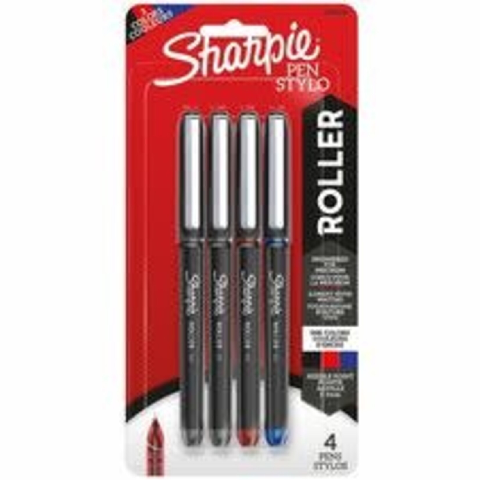 Sharpie Sharpie Rollerball Pens - 0.5mm - 4 Pack